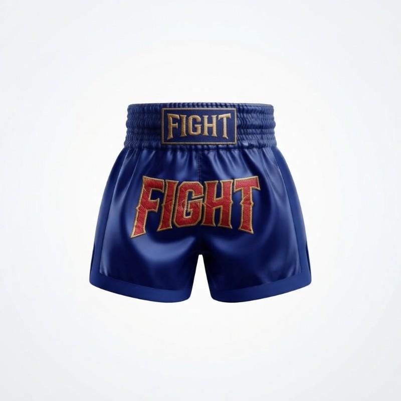 Muay Thai Shorts Map Art Print Manufacturer in Sialkot