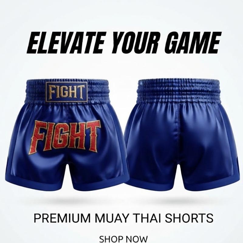 Muay Thai Shorts Map Art Print Manufacturer in Sialkot