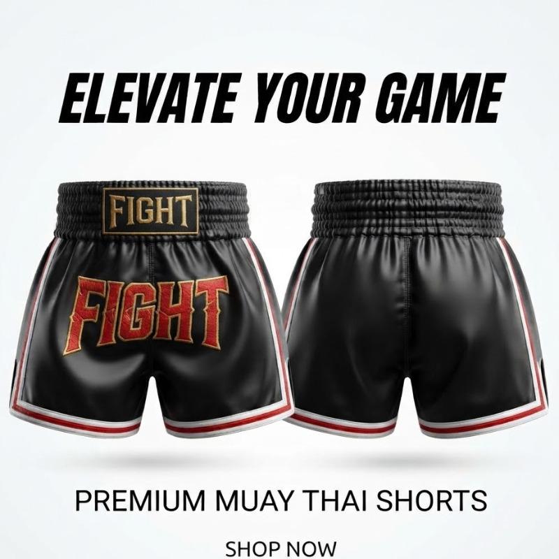 Muay Thai Shorts Map Art Print Manufacturer in Sialkot