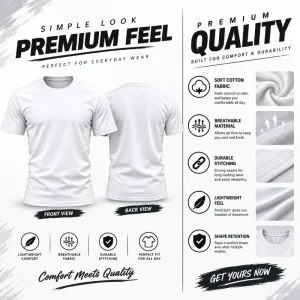 Wholesale Blank Cotton T-Shirts | Custom Print
