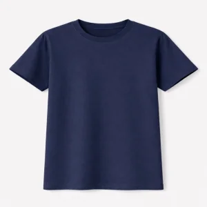Plain Cotton T-Shirt – Soft Crew Neck Casual Tee for Everyday Wear and Custom Printing