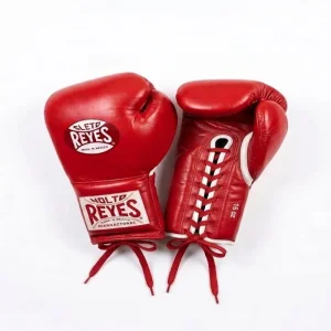 Professional Boxing Gloves | Red Leather