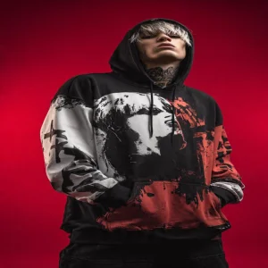 Men’s Oversized Graphic Hoodie – Urban Streetwear Pullover Fashion Hoodie
