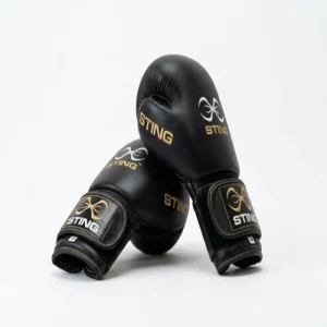 Black Leather Boxing gloves