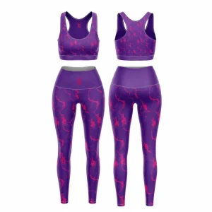 Women's Yoga Suit | High-Waist Leggings &amp; Bra Set