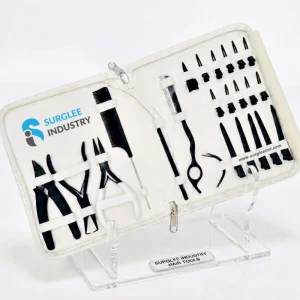 Care &amp; Stylings - Hair Extension Tools Kit with OEM Services in Matte Black Powder Coated Sustainable Stainless Steel