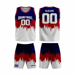 Custom Basketball Uniform Set – Breathable Team Jersey &amp; Shorts for Professional Performance