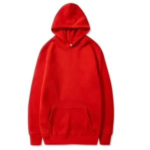 Fashion Hoodie for Men Warm Fleece Hooded Sweatshirt for Winter
