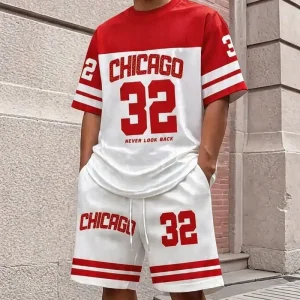 Baseball Sets | Varsity Print Tee &amp; Shorts Wholesale