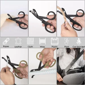 Nurses Emergency First Aid Scissors EMT Shear Balck