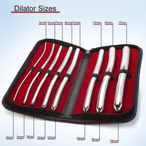 8 Pcs Hegar Uterine Dilators Set Double Ended with Case