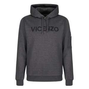 Sleeve Pocket Pullover | Applique Embroidered Pullover Hoodie
