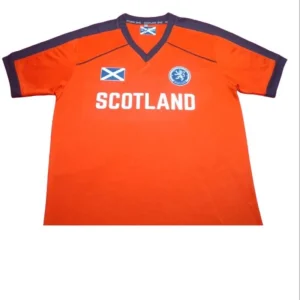 Men's Orange V-Neck T-Shirt | Polyester Wholesale