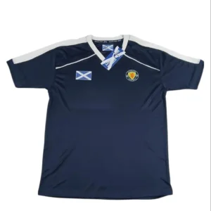 Men V-Neck Fan Jersey | Navy Contrast Panel
