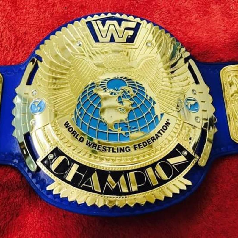 Wrestling Championship Belt with leather strap