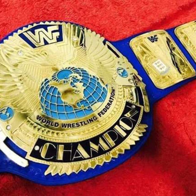 Wrestling Championship Belt with leather strap