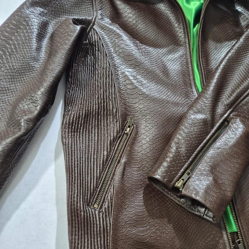 High Quality Cow Hide Leather Jacket