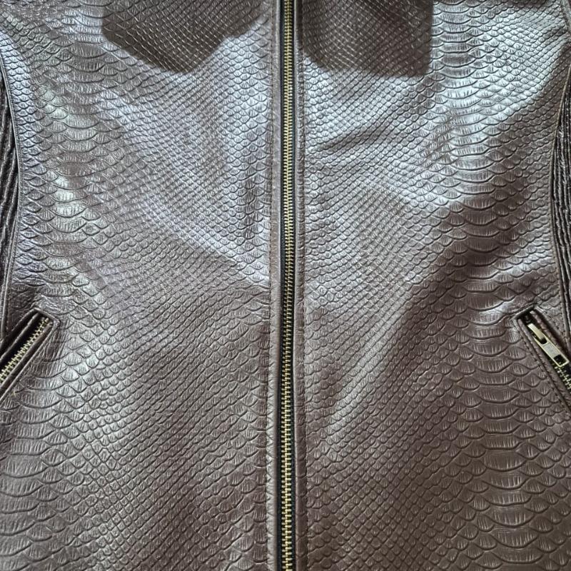 High Quality Cow Hide Leather Jacket
