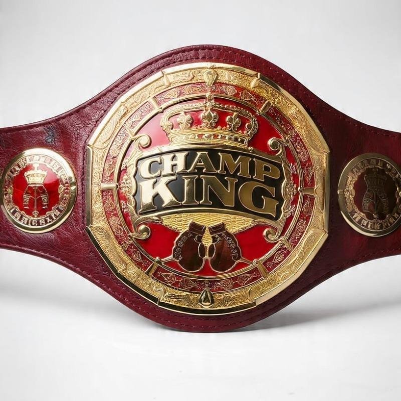 Heavy Weight Wrestling Championship Belt with original leather strap