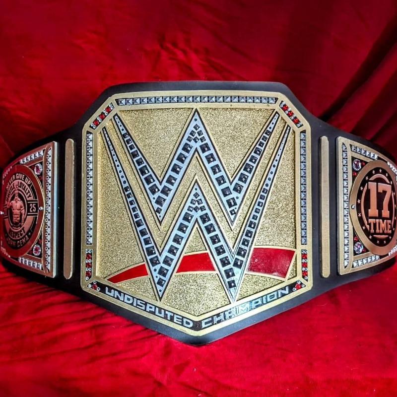 Wrestling Championship Belt with original leather
