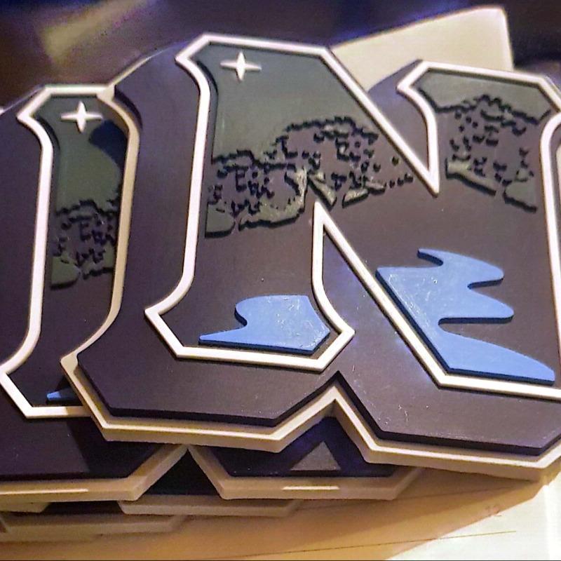 Custom American Baseball & Football Helmet Bumpers 3D adhesive tape