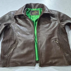 High Quality Cow Hide Leather Jacket