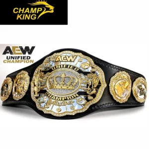 Championship Belt for Wrestlers with leather strap