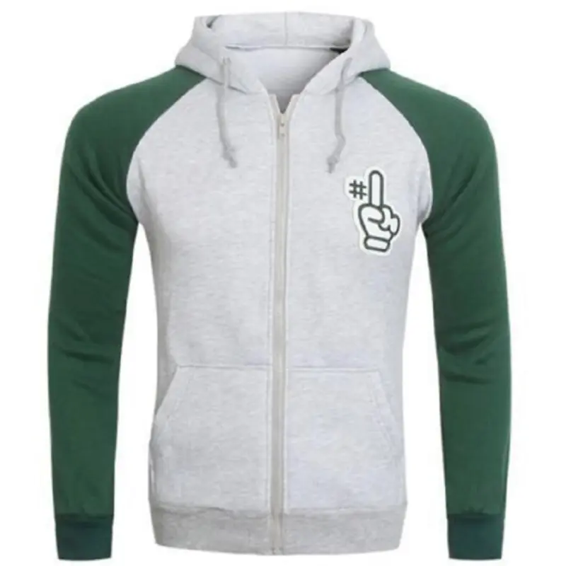 Custom Men's Zip-Up Winter Fleece Hoodie – 300 GSM, OEM/Private Label Manufacturer, Sialkot