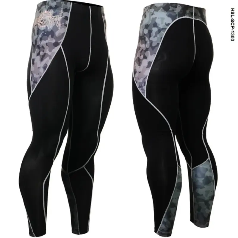 Custom Men's Compression Pants – Gym, Running & Combat Sports, OEM/Private Label Manufacturer, Sialkot
