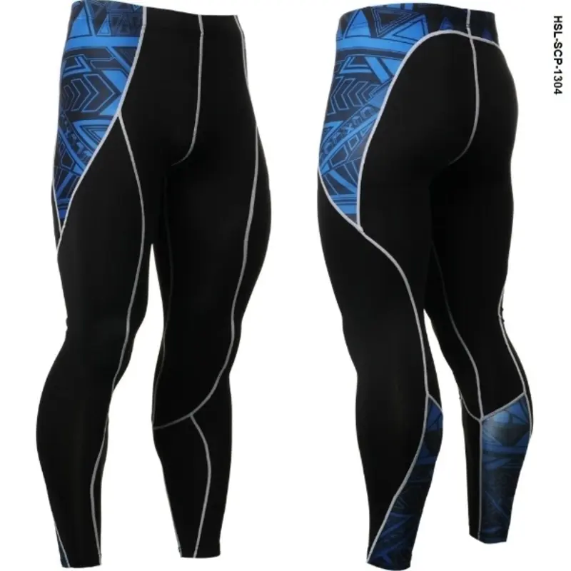 Custom Men's Compression Pants – Gym, Running & Combat Sports, OEM/Private Label Manufacturer, Sialkot