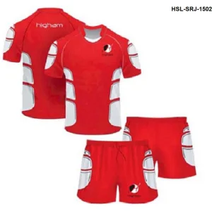 Custom Rugby Training Kit – Red &amp; White
