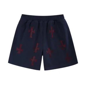 Custom Men's Rhinestone Shorts Factory Price