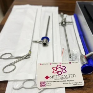Hysteroscopy set, 2.9mm hysteroscope, gynecological surgical instruments, endoscopic tools.