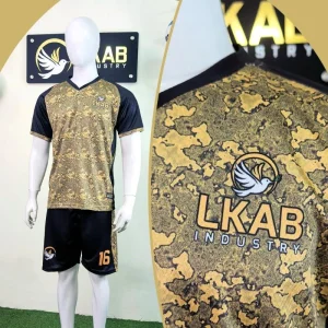 Gold Camo Soccer Uniform
