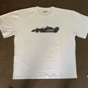 ATSOD Oversized Streetwear T-Shirt – Racing Chest Print &amp; Bold Back Graphic