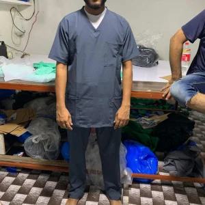 Premium V-Neck Medical Scrubs Set | Unisex Hospital Uniform | Wholesale &amp; Custom OEM