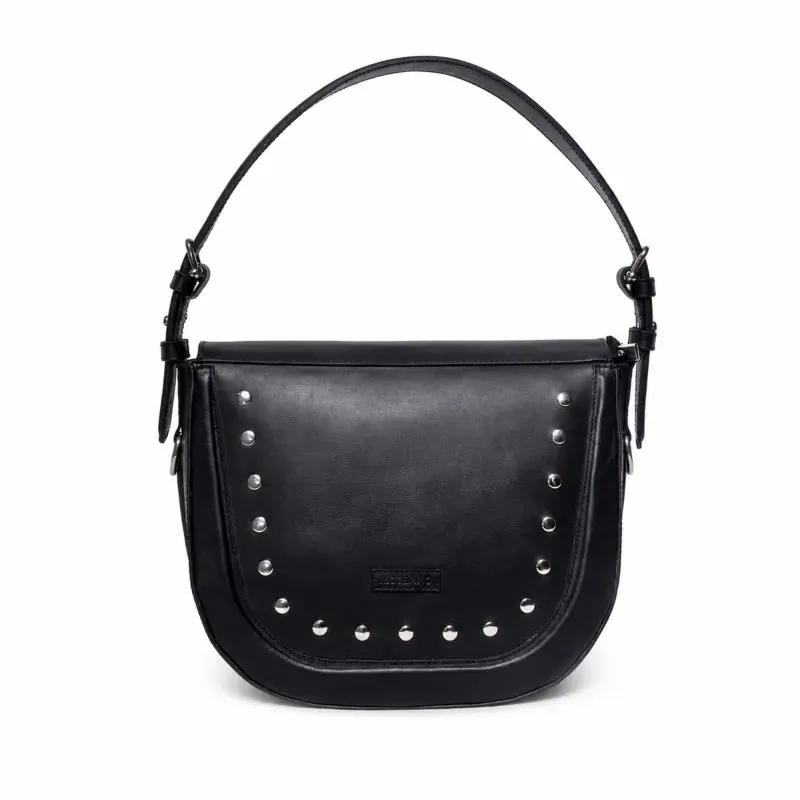 MONTANA Genuine Leather Shoulder Bag for Women – Tan & Black