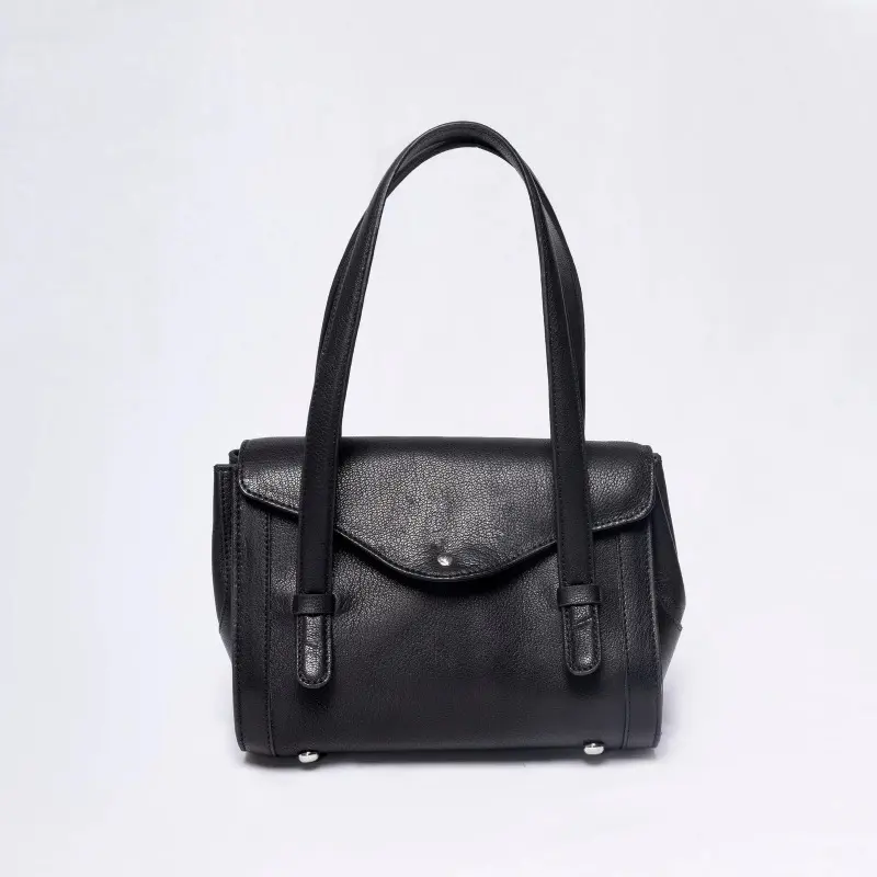 CYPHER Genuine Leather Bucket Bag for Women – Red & Black