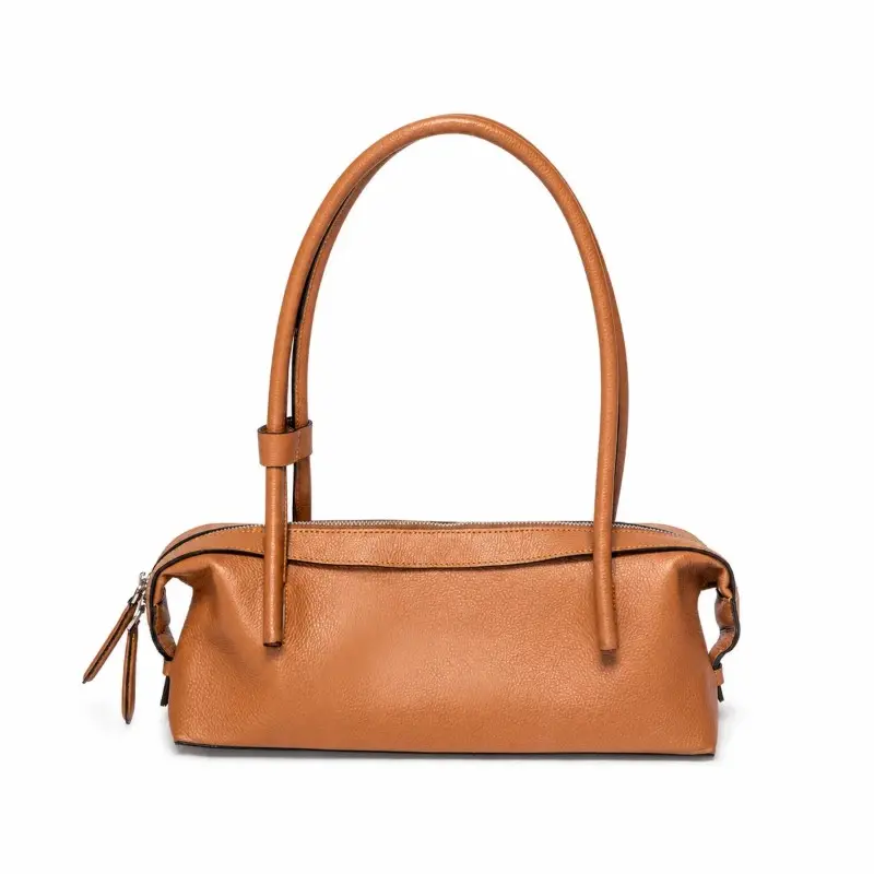 CARRY-ALL Genuine Leather Shoulder Bag for Women – Black & Brown