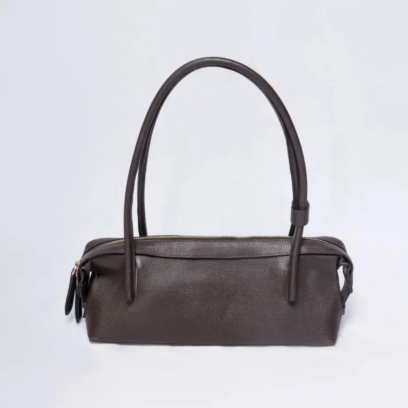 CARRY-ALL Genuine Leather Shoulder Bag for Women – Black & Brown