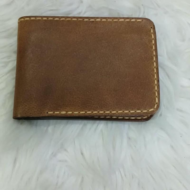 Brown Leather Wallet and Belt Gift Set — Reversible Belt