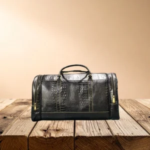 Premium Genuine Leather Duffle Travel Bag