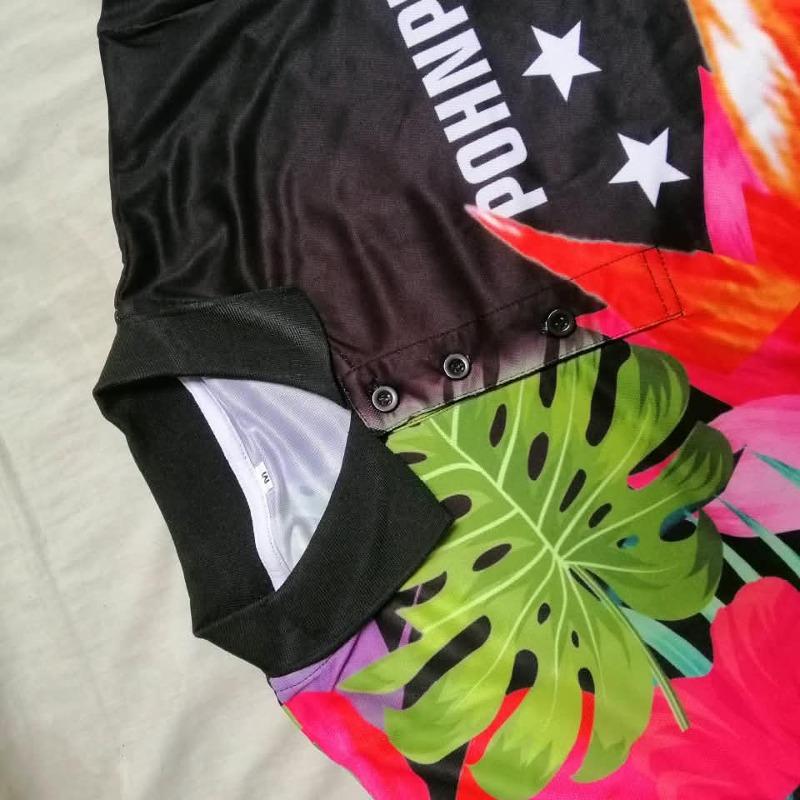 Custom All-Over Print Sublimation Polo Shirt