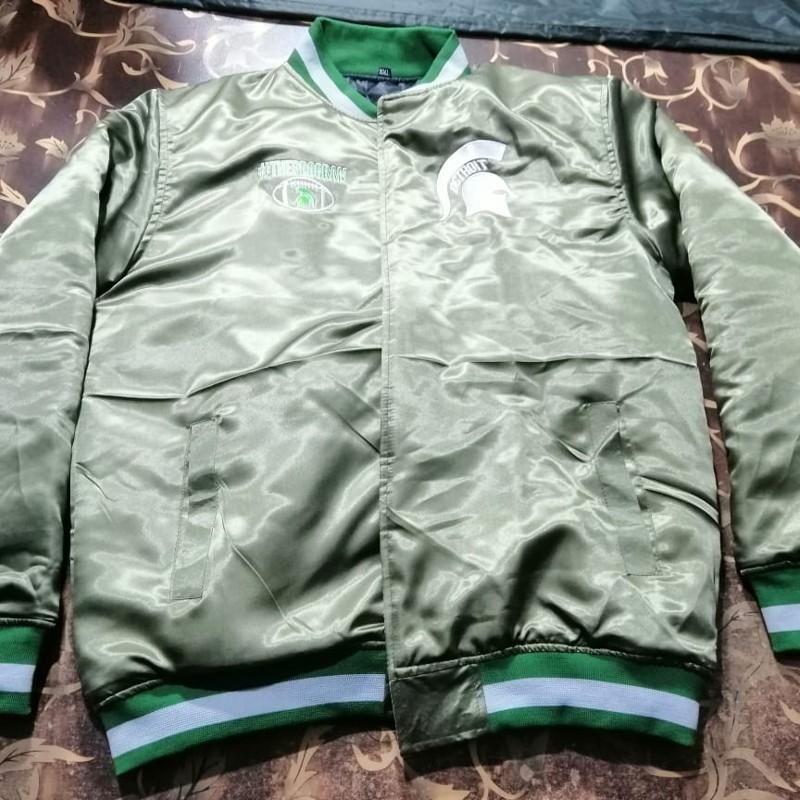 Satin Bomber / Varsity Jacket