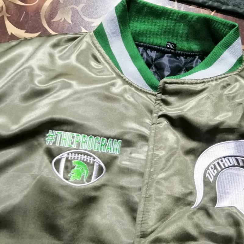 Satin Bomber / Varsity Jacket