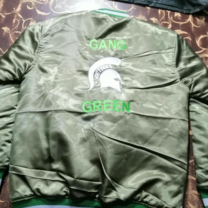 Satin Bomber / Varsity Jacket