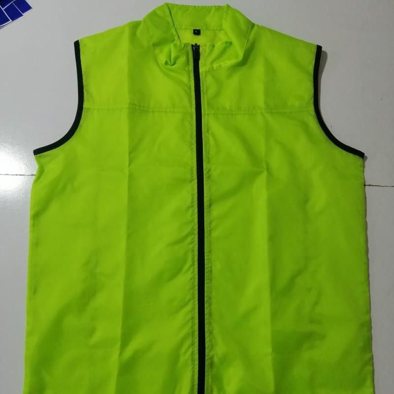 High-Visibility Neon Green Athletic Cycling Vest