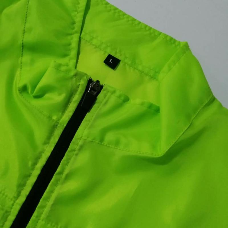 High-Visibility Neon Green Athletic Cycling Vest