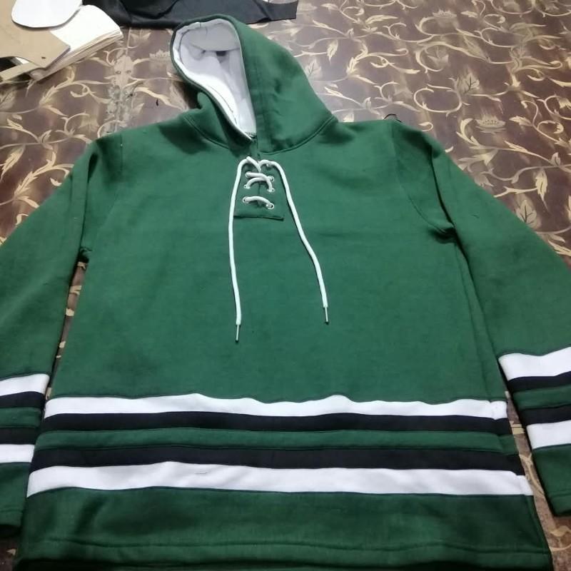 Custom Ice Hockey-Style Pullover Hoodie