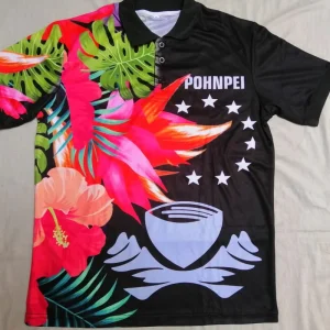 Custom All-Over Print Sublimation Polo Shirt